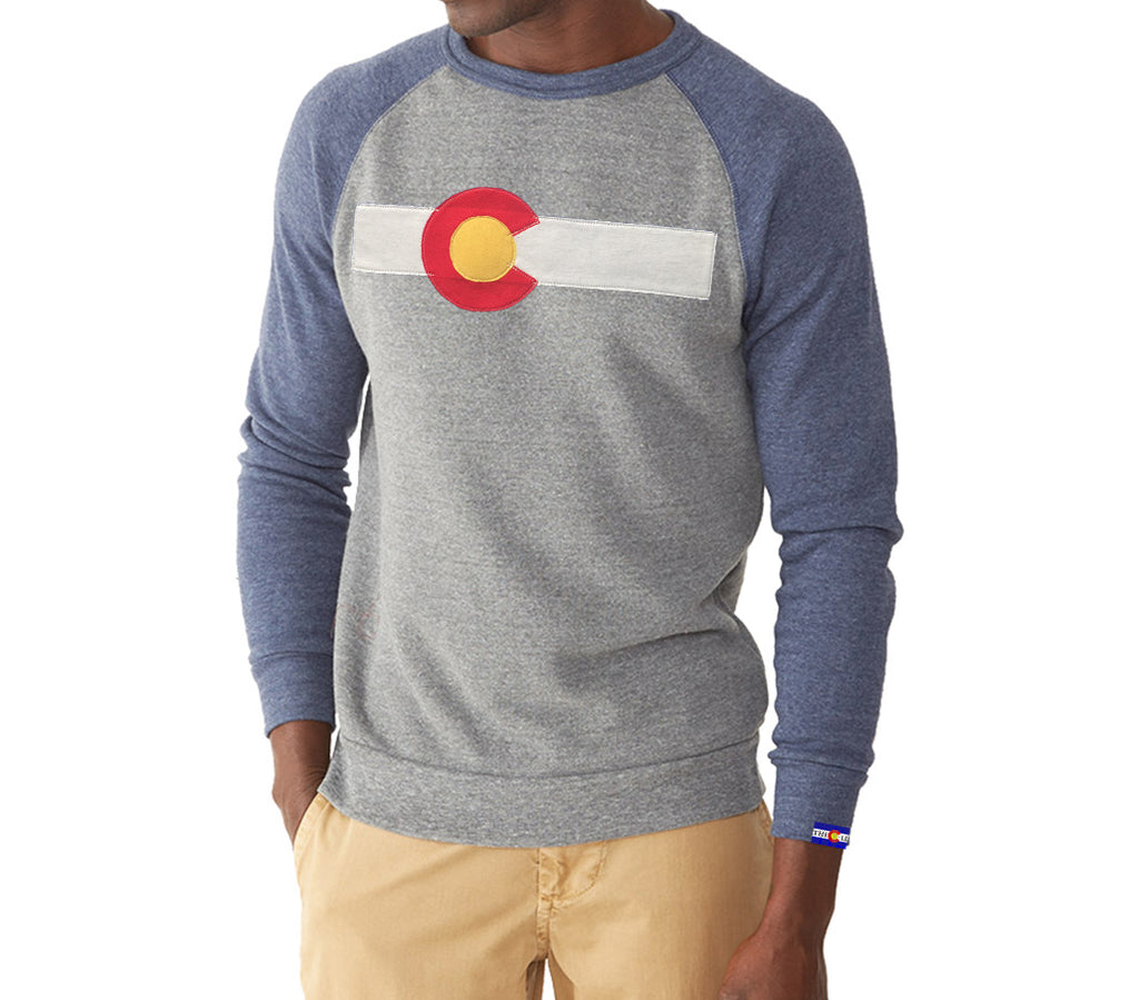 Colorado State Sweatshirt in Navy Grey