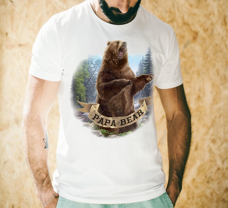 Papa Bear Rad Dads Club T-Shirt