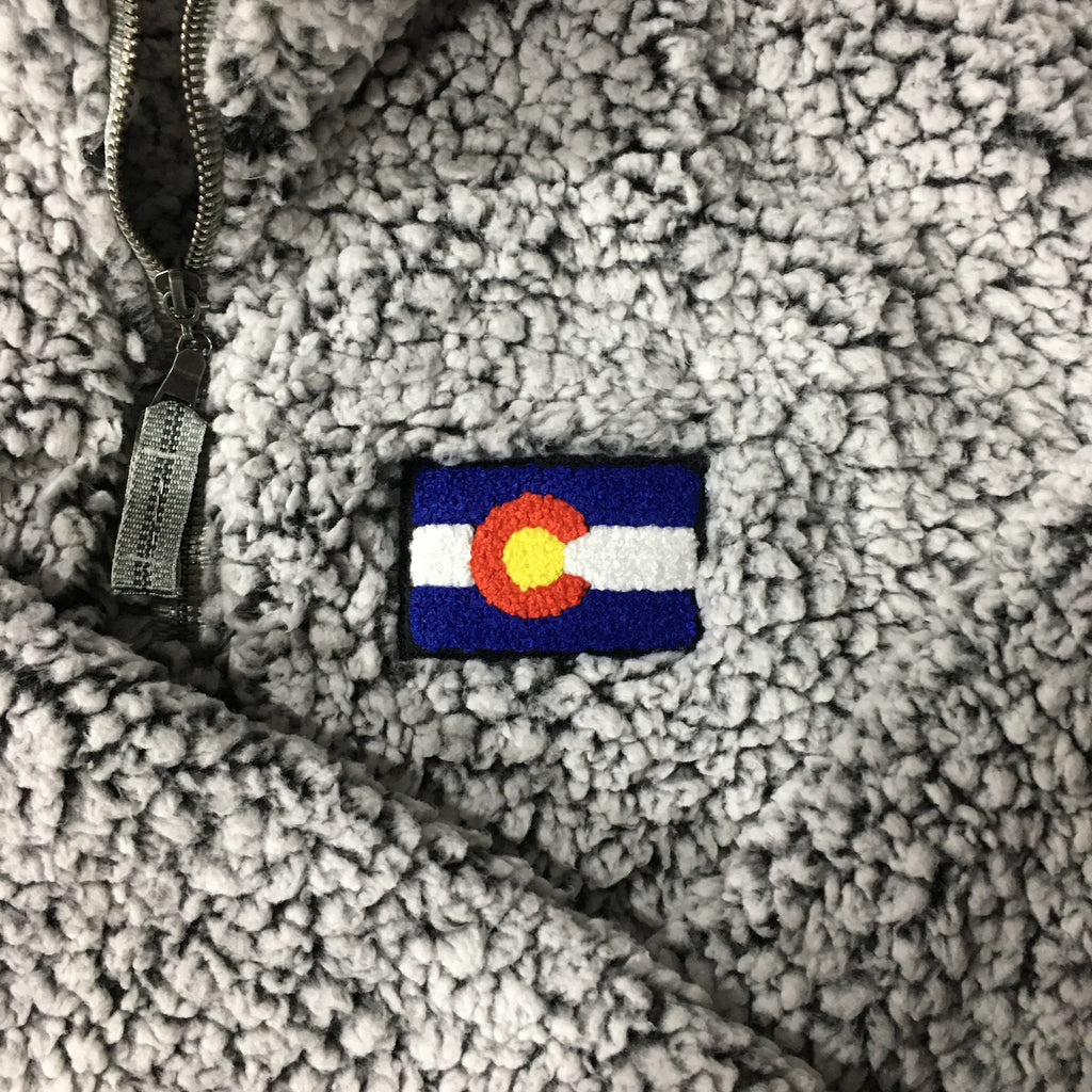 Chenille Colorado Flag Jacket Colorado Clothing Colorado Store